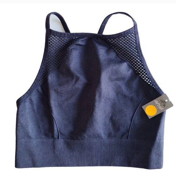 NWT AERIE  Purple Blue Sports Bra S - Picture 1 of 5